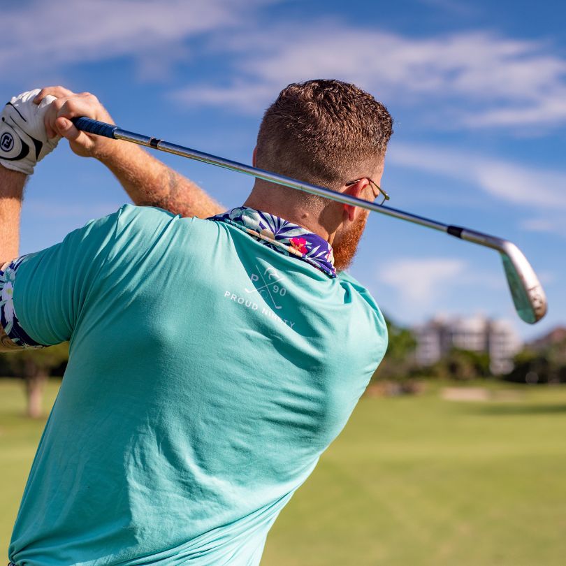 Man Golfing
