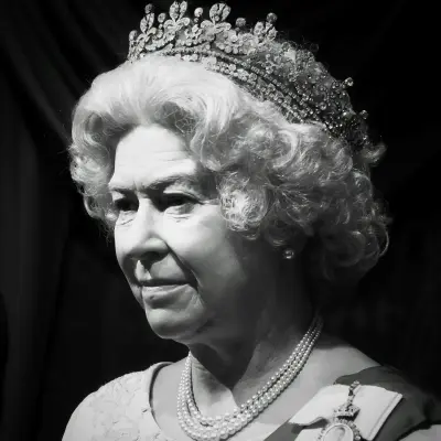 Waxwork of the Queen of England