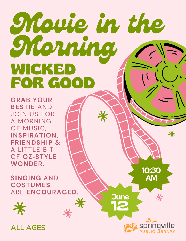 Movie in the Morning - June 12 at 10:30am
Adult 18+