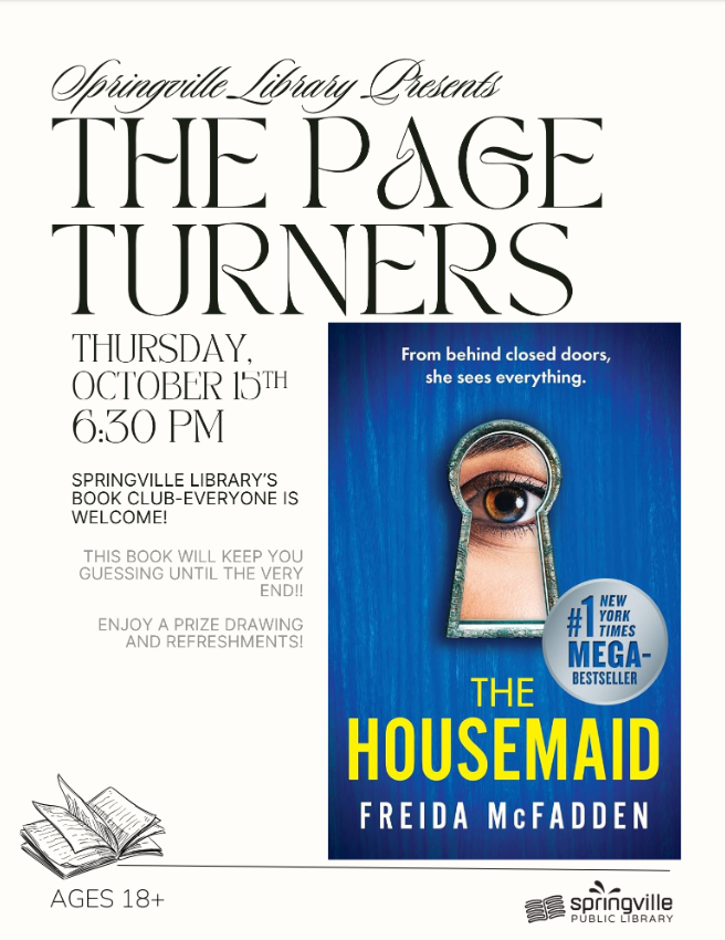 The Page Turners	15-Oct		6:30pm	18+