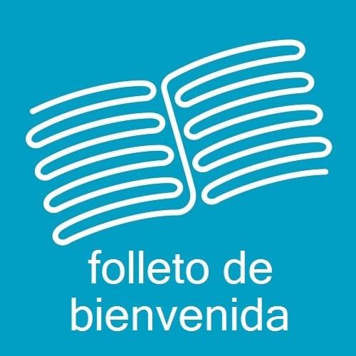 folleto de bienvenida