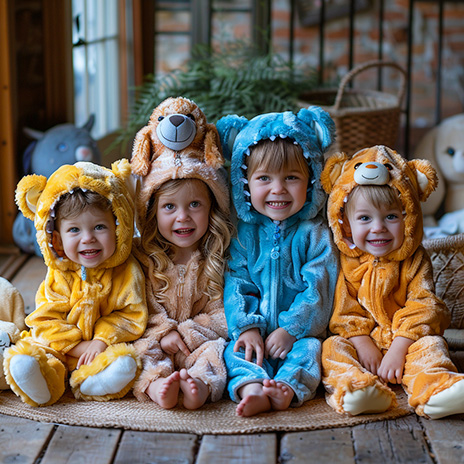 Kids in Costumes