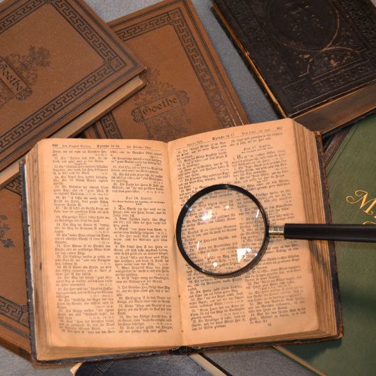 Magnify Glass with a Book
