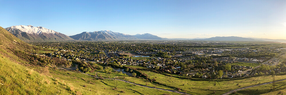 Panorama of Springville City