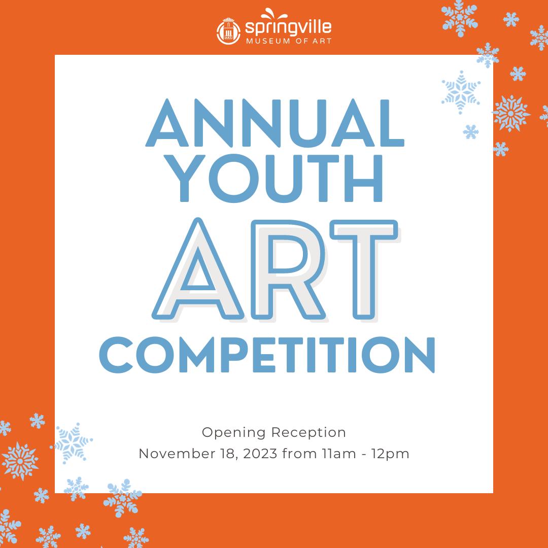 This graphic shows text with the dates of the Opening Reception.