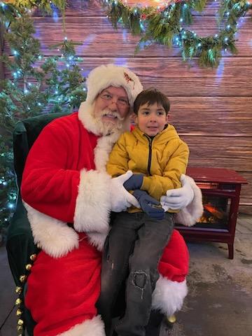 Santa and Child
